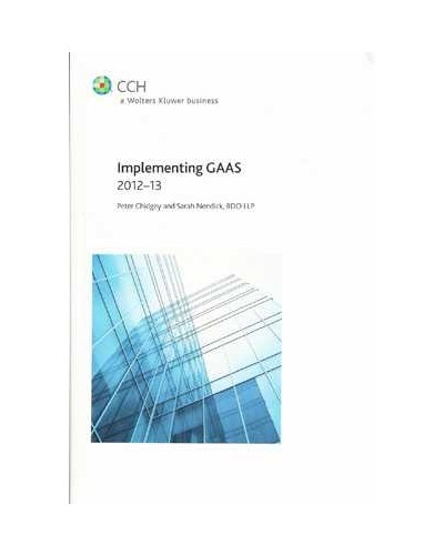 Implementing GAAS 2012-13