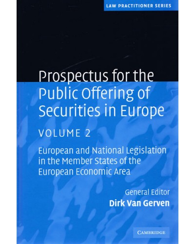 Prospectus for the Public Offering of Securities in Europe: Volume 2 