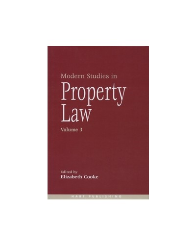 Modern Studies in Property Law: Volume 3 