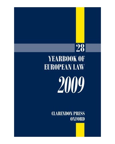 Yearbook of European Law 2009 Vol. 28 