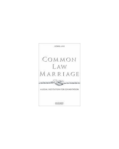 Common Law Marriage: Legal Institution for Cohabitation 