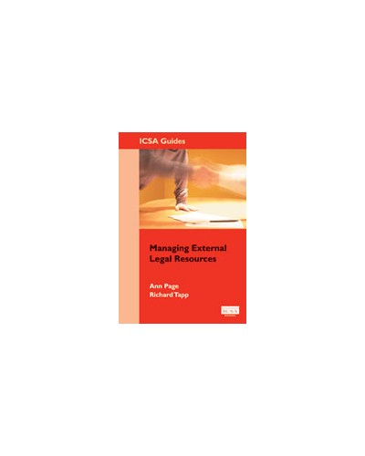 Managing External Legal Resources