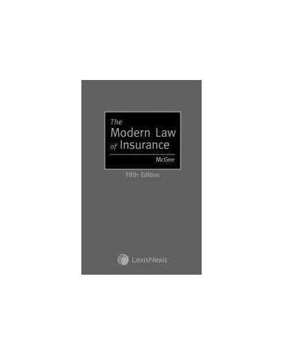 The Modern Law of Insurance, 5th edition