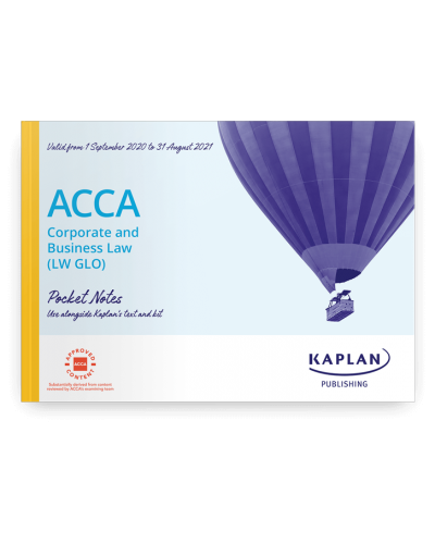 ACCA (LW GLO) Corporate and Business Law (Pocket Notes)