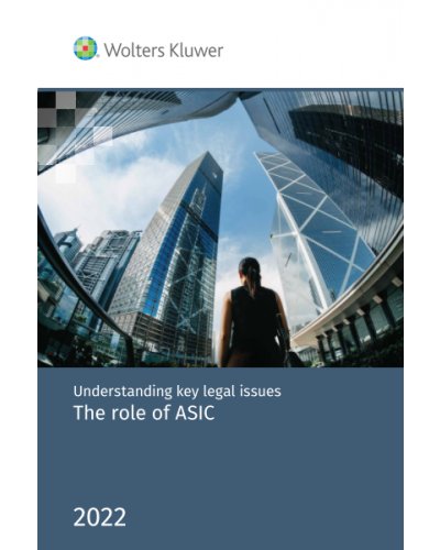 Understanding key legal issues: The role of ASIC