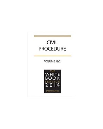 The White Book Service 2014: Civil Procedure
