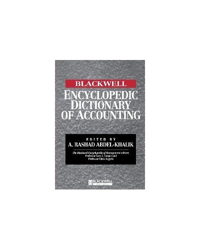 The Blackwell Encyclopedic Dictionary of Accounting