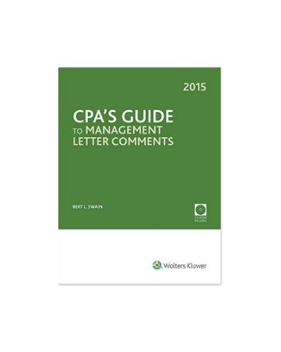 CPA's Guide to Management Letter Comments, with CD-ROM (2015)