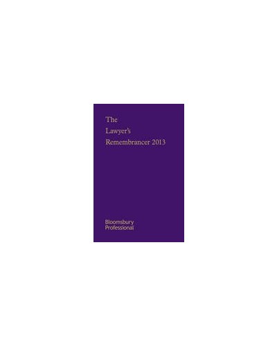 The Lawyer's Remembrancer 2013