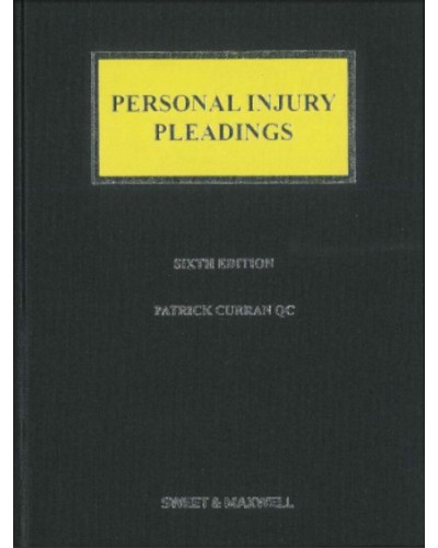 Personal Injury Pleadings, 6th Edition