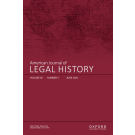 American Journal of Legal History: Print Only