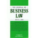 The Journal of Business Law: Issues Only