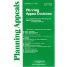Planning Appeal Decisions: Issues Only