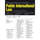 Public International Law: A Current Bibliography of Books and Articles - Print Only