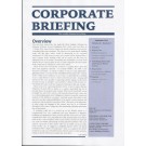 Corporate Briefing: Print Only