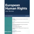 European Human Rights Law Review: Issues Only