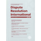 Dispute Resolution International: Online Subscription
