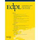 European Data Protection Law Review: Online Only
