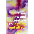 From Law and Literature to Legality and Affect