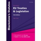 Blackstone's EU Treaties and Legislation 33rd Edition