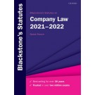 Blackstone's Statutes on Company Law 2021-2022