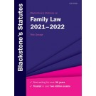 Blackstone's Statutes on Family Law 2021-2022