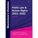 Blackstone's Statutes on Public Law and Human Rights 2021-2022