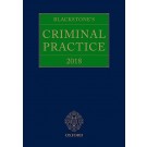 Blackstone's Criminal Practice 2018 (with Supplements 1, 2 & 3)