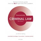 Concentrate: Criminal Law 6th Edition