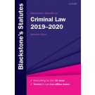 Blackstone's Statutes on Criminal Law 2019-2020