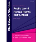 Blackstone's Statutes on Public Law and Human Rights 2019-2020
