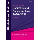 Blackstone's Statutes on Commercial & Consumer Law 2020-2021