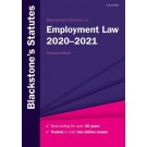 Blackstone's Statutes on Employment Law 2020-2021