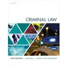 Criminal Law 16th Edition