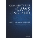 The Oxford Edition of Blackstone's Commentaries on the Laws of England: Book I, II, III, and IV