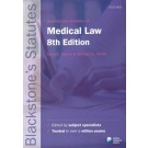 Blackstone's Statutes on Medical Law 8th Edition