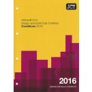 JCT Design and Build Sub-Contract Conditions 2016 (DBSub/C)