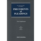 Bullen & Leake & Jacob's Precedents of Pleadings 18th Edition: 1st Supplement