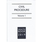 The White Book Service 2019: Civil Procedure Volume 1 only