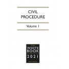 The White Book Service 2021: Civil Procedure Volume 1 only