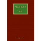 Archbold: Criminal Pleading, Evidence and Practice 2024