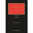 Stroud's Judicial Dictionary of Words and Phrases, 11th Edition (1st Supplement only)