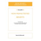 Social Security Legislation 2024/25 Volume I: Non Means Tested Benefits