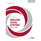 English Legal System: The Fundamentals 6th Edition