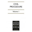 The White Book Service 2026: Civil Procedure Volume 1 only
