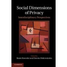Social Dimensions of Privacy: Interdisciplinary Perspectives