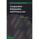 Comparative Defamation and Privacy Law