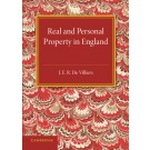 The History of the Legislation Concerning Real and Personal Property in England: During the Reign of Queen Victoria