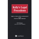 Kelly's Legal Precedents, 21st Edition (1st Supplement only)