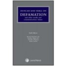 Duncan and Neill on Defamation and other Media and Communications Claims, 6th Edition